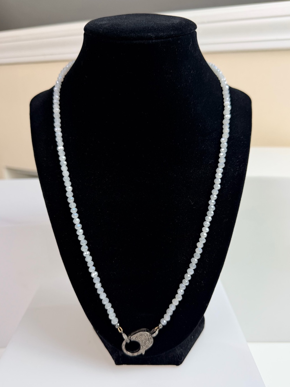 Rachel Lynn x Corri Lynn Raindrop Crystal Fixed 22 inch Necklace